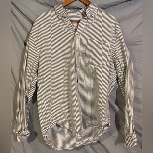 MERONA STRIPED BUTTON DOWN SHIRT